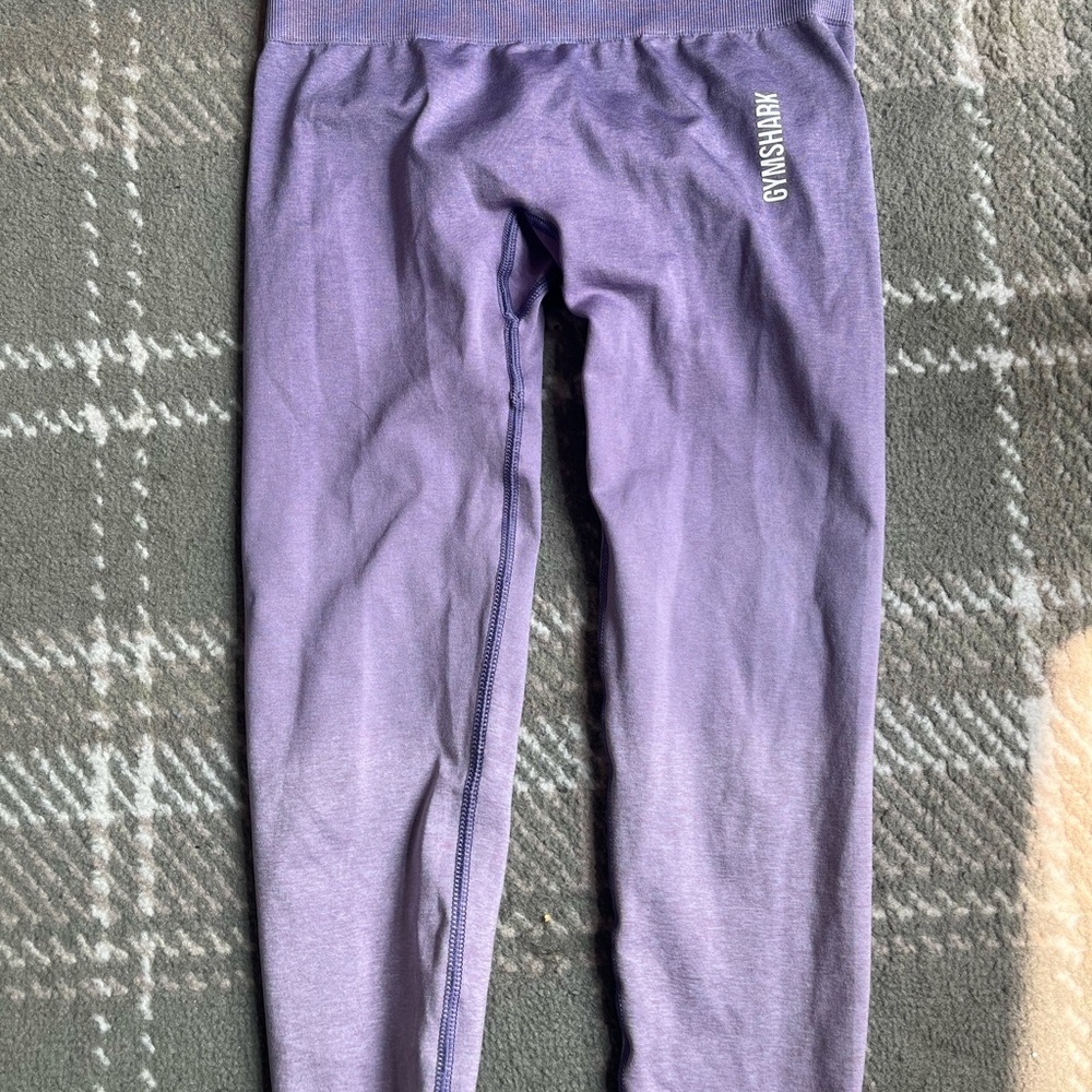 Gymshark Lavender Leggings Full-Length Stretchy Activewear